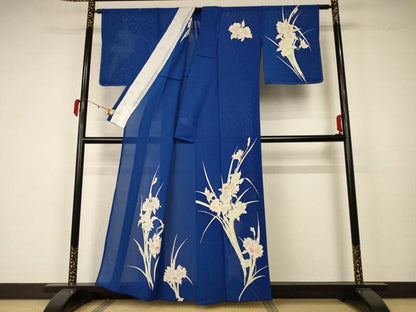平和屋着物＊夏物 訪問着 絽 草花文 正絹 逸品 未使用 AABA2826jd