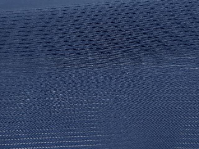 平和屋着物＊夏物 色無地 絽 濃藍色 正絹 逸品 AABA2829jd
