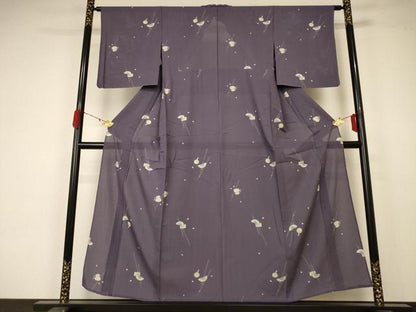 平和屋着物＊夏物 小紋 絽 櫛 正絹 逸品 AABA2833jd