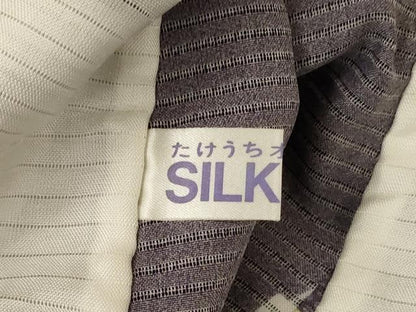 平和屋着物＊夏物 小紋 絽 櫛 正絹 逸品 AABA2833jd