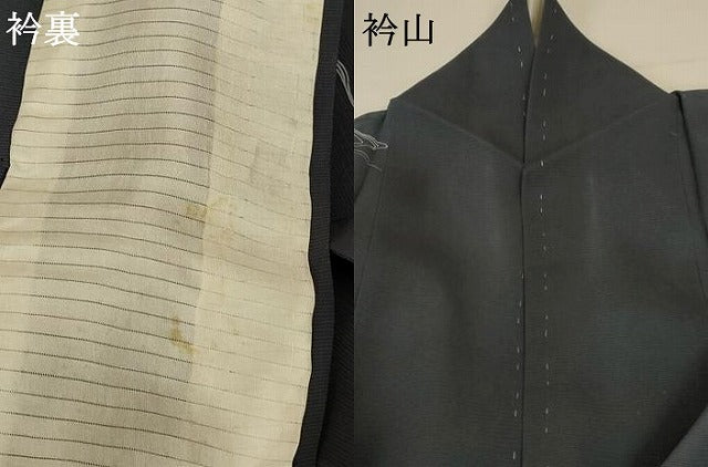 【逸品】●作家訪問着●縮緬●流水文様● 平和屋着物＊夏物 訪問着 絽 流水立波文 正絹 逸品 AABA2843jd