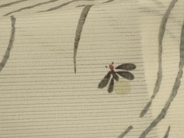平和屋着物＊夏物 小紋 絽 蛍 洗える着物 AABA2847jd