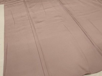 平和屋着物＊夏物　色無地　絽　赤白橡色　反端付き　正絹　逸品　未使用　AABA2849jd