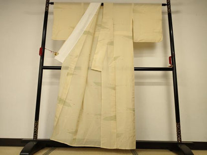 平和屋着物＊夏物 小紋 絽 抽象文様 正絹 逸品 AABA2854jd