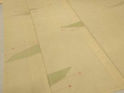 平和屋着物＊夏物 小紋 絽 抽象文様 正絹 逸品 AABA2854jd