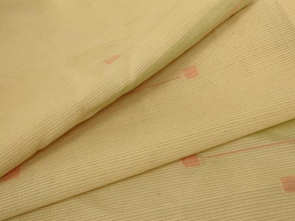 平和屋着物＊夏物 小紋 絽 抽象文様 正絹 逸品 AABA2854jd