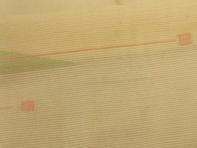 平和屋着物＊夏物 小紋 絽 抽象文様 正絹 逸品 AABA2854jd