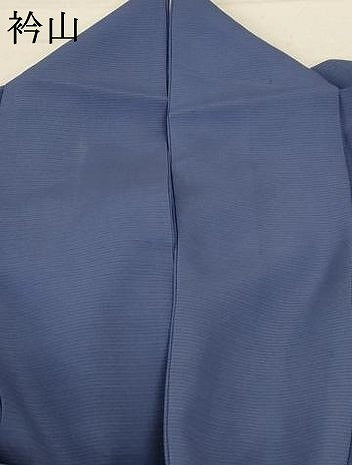 平和屋着物＊夏物 色無地 絽 紺鼠色 正絹 逸品 AABA2858jd