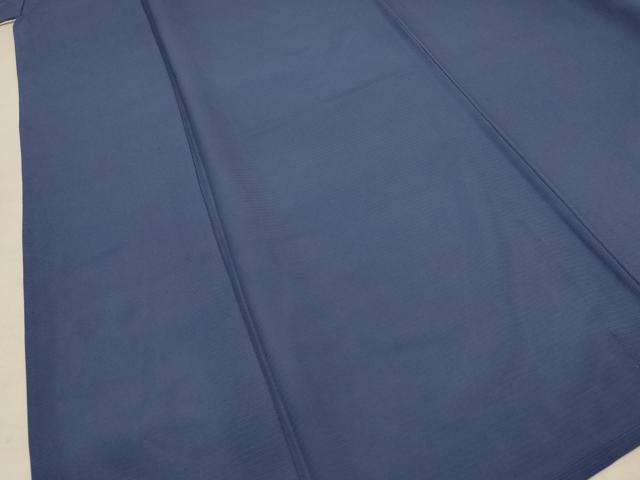 平和屋着物＊夏物 色無地 絽 紺鼠色 正絹 逸品 AABA2858jd