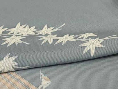 平和屋着物＊夏物 訪問着 絽 流水筏文 暈し染め 正絹 逸品 AABA2860jd
