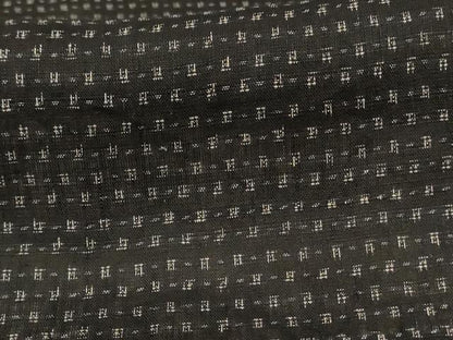平和屋着物＊夏物　男性　紗紬　絣文　正絹　逸品　AABA2862jd