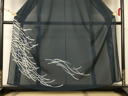 平和屋着物＊夏物 訪問着 絽 熨斗文 金彩 正絹 逸品 AABA2863jd