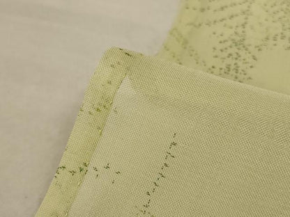 平和屋着物＊夏物 小紋 紗 枝葉文 正絹 逸品 AABA2865jd