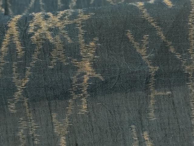 平和屋着物＊夏物 小千谷ちぢみ 敷松葉 麻 逸品 AABA2872jd