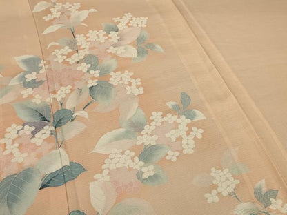 平和屋着物＊夏物 訪問着 絽 草花文 正絹 逸品 AABA2884jd