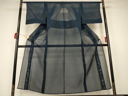 平和屋着物＊夏物 色無地 紗 褐返色 正絹 逸品 AABA2888jd