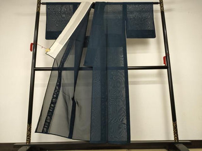 平和屋着物＊夏物 色無地 紗 褐返色 正絹 逸品 AABA2888jd