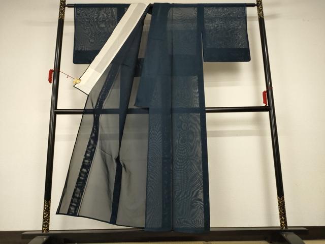 平和屋着物＊夏物 色無地 紗 褐返色 正絹 逸品 AABA2888jd