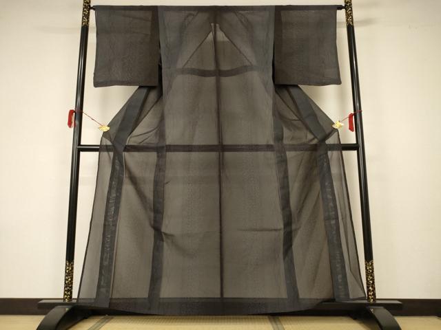 平和屋着物＊夏物 本場大島紬 夏大島 霞文 正絹 逸品 AABA2890jd