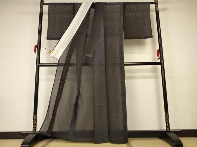 平和屋着物＊夏物 本場大島紬 夏大島 霞文 正絹 逸品 AABA2890jd