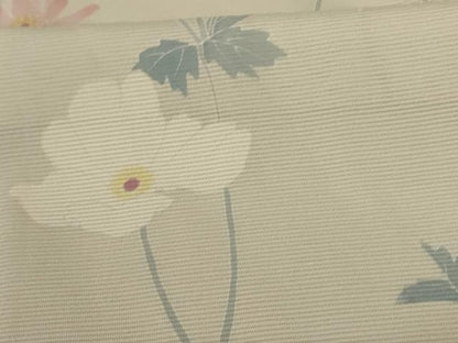 平和屋着物＊夏物 訪問着 絽 草花文 正絹 逸品 AABA2896jd