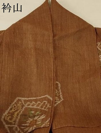 平和屋着物＊夏物 小千谷ちぢみ 亀甲花文 麻 逸品 未使用 AABA2900jd
