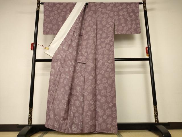 平和屋着物＊夏物 紗紬 舞花文 正絹 逸品 未使用 AABA2908jd