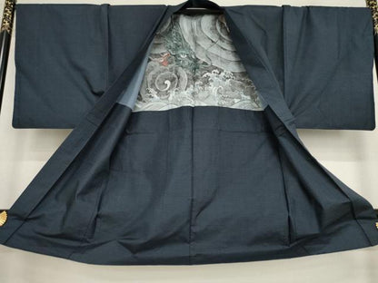 平和屋着物●男性　本場大島紬　アンサンブル　100亀甲　総詰め　正絹　逸品　AABA3306ck