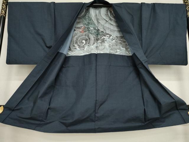 平和屋着物●男性　本場大島紬　アンサンブル　100亀甲　総詰め　正絹　逸品　AABA3306ck