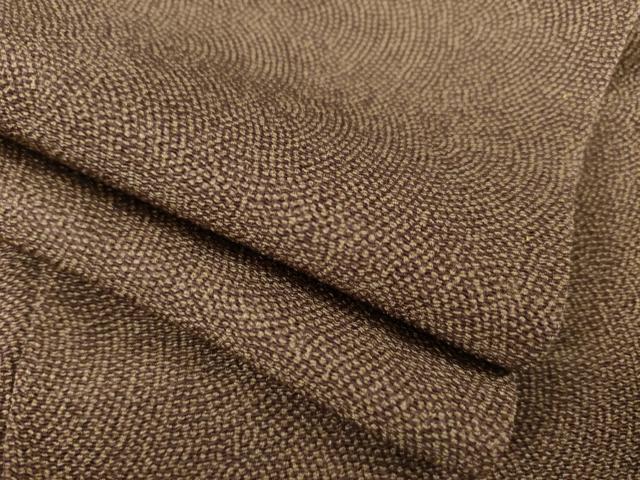 平和屋着物●江戸小紋 鮫小紋柄 鬼しぼ縮緬 正絹 逸品 AABA3307ck