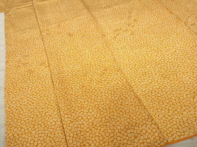 平和屋着物●上質な小紋 小花文 正絹 逸品 AABA3322ck