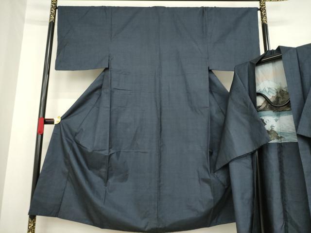 平和屋着物●男性 本場大島紬 アンサンブル 100亀甲 総詰め 正絹 逸品 AABA3331ck