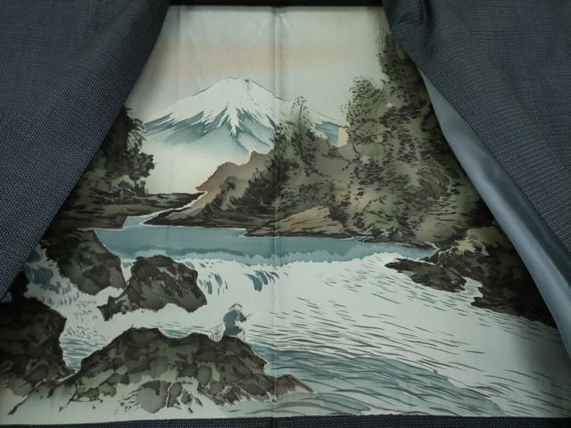 平和屋着物●男性 本場大島紬 アンサンブル 100亀甲 総詰め 正絹 逸品 AABA3331ck