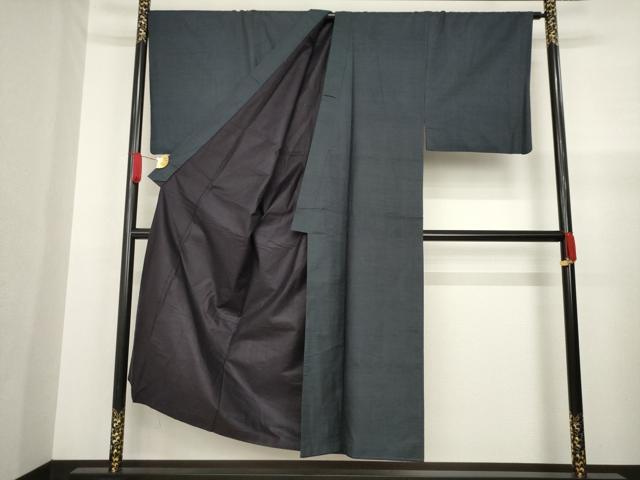 平和屋着物●男性　本場大島紬　アンサンブル　100亀甲　総詰め　正絹　逸品　AABA3333ck