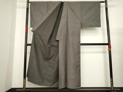 平和屋着物●男性　本場大島紬　アンサンブル　100亀甲　総詰め　正絹　逸品　AABA3339ck