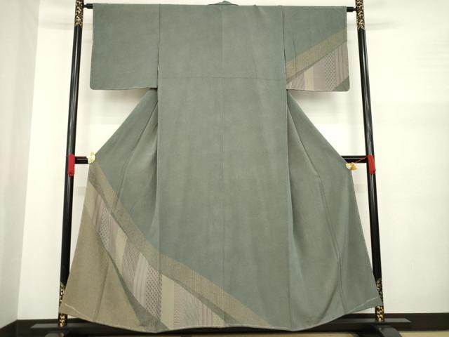 平和屋着物●江戸小紋 訪問着 寄せ小紋柄 正絹 逸品 AABA3343ck