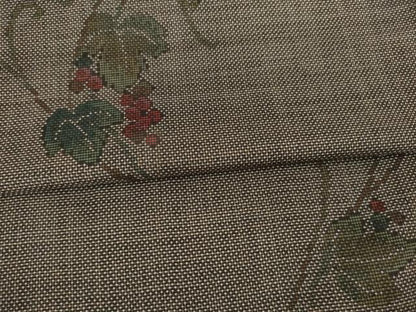 平和屋着物●本場大島紬 カタス7マルキ スグリ 正絹 逸品 AABA3347ck