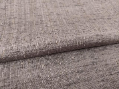 平和屋着物●上質な紬 霞文 鳩羽鼠色 正絹 逸品 AABA3348ck