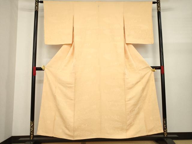 平和屋着物●上質な色無地 伽羅色 鈴乃屋扱い 正絹 逸品 未使用 AABA3353ck