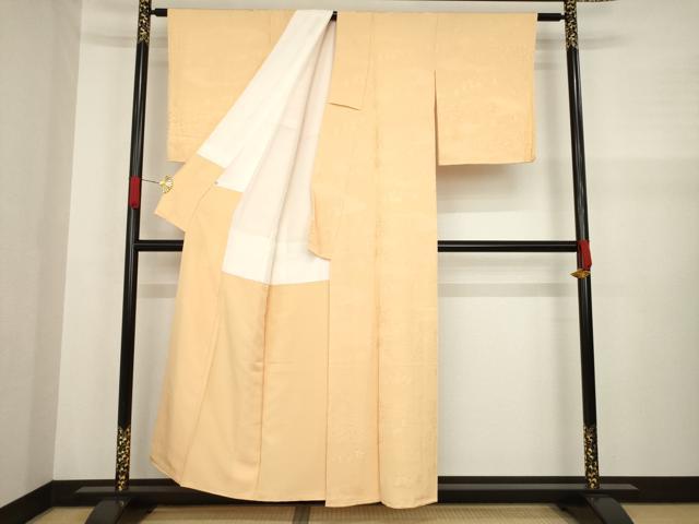 平和屋着物●上質な色無地 伽羅色 鈴乃屋扱い 正絹 逸品 未使用 AABA3353ck