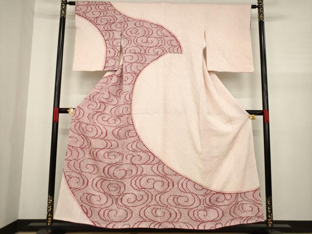 平和屋着物●訪問着 総絞り 流水文 正絹 逸品 AABA3359ck