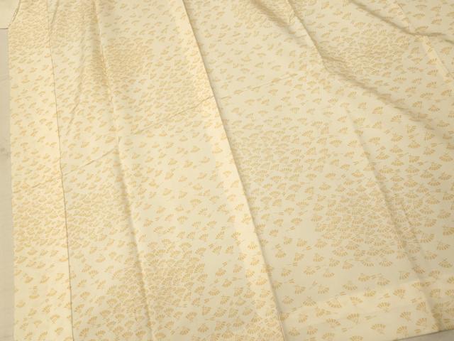 平和屋着物■長襦袢 無双仕立て 扇子文 正絹 逸品 AABA3575fw