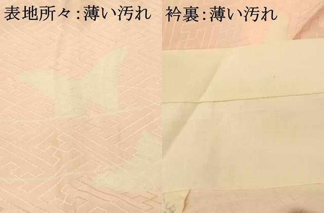 平和屋着物■長襦袢　無双仕立て　舞蝶文　正絹　逸品　AABA3577fw