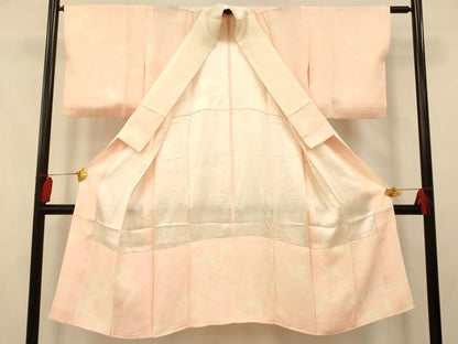 平和屋着物■長襦袢　無双仕立て　舞蝶文　正絹　逸品　AABA3577fw
