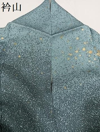 平和屋着物●中嶋まさひろ 蝋彩染作家　訪問着　手描き　草花文　暈し染め　正絹　逸品　AABG5426cs 平和屋着物○中嶋まさひろ 蝋彩染作家 訪問着 手描き 草花文 暈し染め