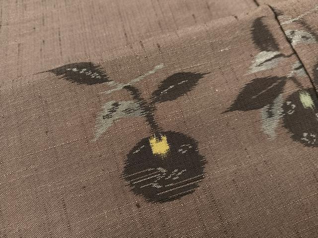 平和屋着物●上質な紬 成り物 正絹 逸品 AABA3767ph