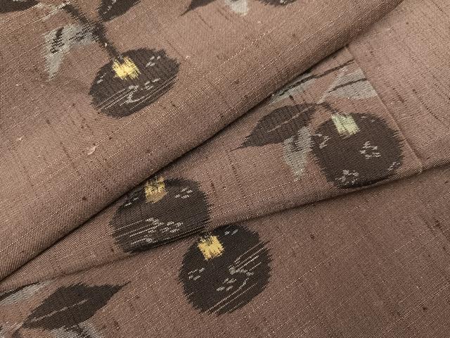 平和屋着物●上質な紬 成り物 正絹 逸品 AABA3767ph