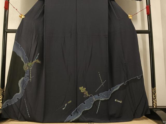 平和屋着物●訪問着 雪輪楽器文 金彩 正絹 逸品 AABA3772ph