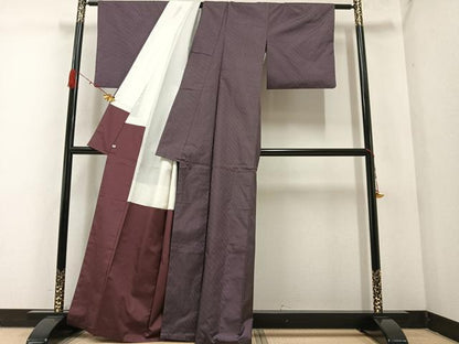 平和屋着物●本場大島紬　カタス　西武百貨店扱い　正絹　逸品　AABA3795ph