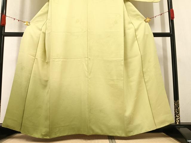 平和屋着物●豪華色留袖 花鼓地紋 暈し染め 正絹 逸品 AABA3801ph